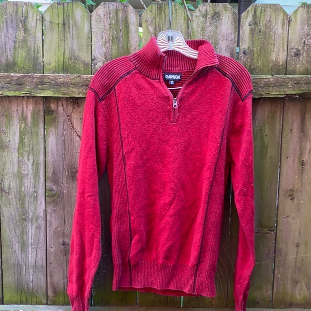 Carbon Zip up sweater sz. M